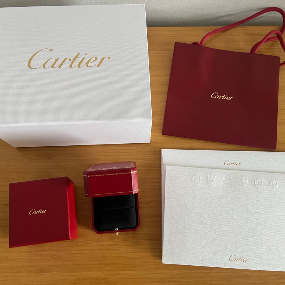 Cartier Ring box and packaging Set NWT (jewelry not included)